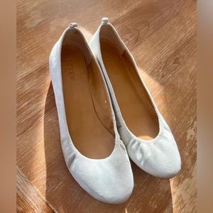 J. Crew Anya Suede Ballet Flats